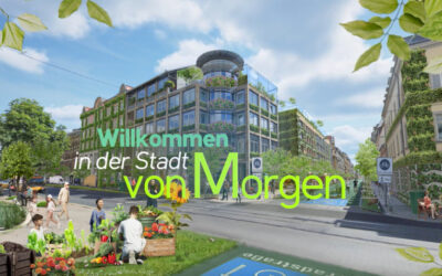 Komm mit uns in die Stadt und das Dorf von Morgen