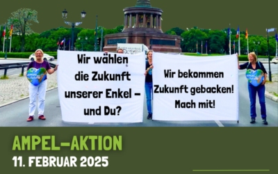 Unsere Ampelaktion zur Bundestagswahl – Wir wählen die Zukunft!