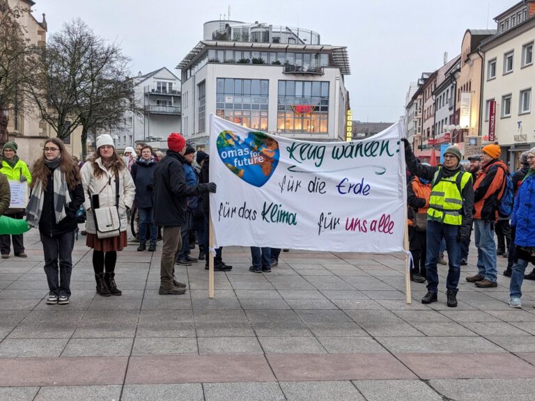 Klimastreik in Bruchsal 14.2.25 Foto4 Bretten©O4F 1 768x576