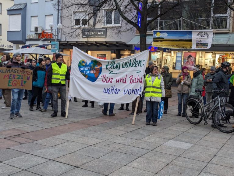 Klimastreik in Bruchsal 14.2.25 Foto5 Bretten©O4F 1 768x576