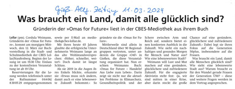 Gießener Anzeiger 11.03.2024