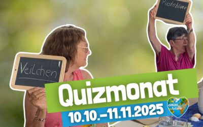 Oktobermission: Lust auf MORGEN machen mit dem Quizmonat!