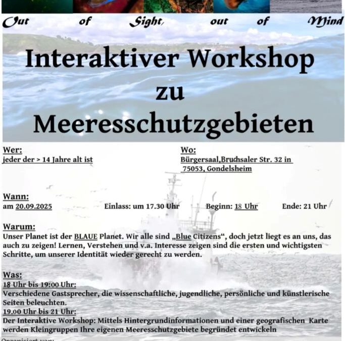 Interaktiver Workshop zu Meeresschutzgebieten