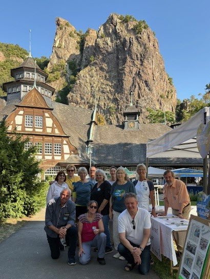 Infostand und Waffelbäckerei 